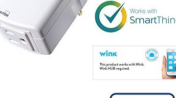 Leviton DZPA1 2BW Decora Smart Plug in Outlet with Z Wave Technology, White Repeater Range Extender