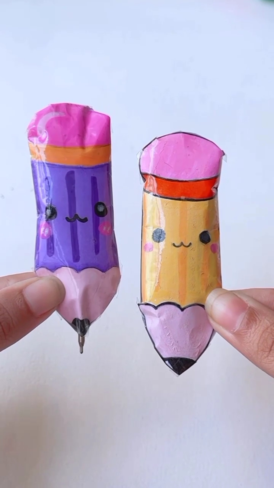 DIY Squishy mini pencil ✏️ #shorts #tonniartandcraft #craft #art #love