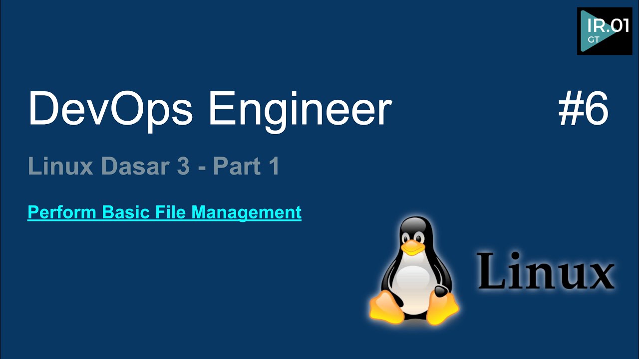 Menjadi Devops Engineer 6 - Basic File Management - YouTube
