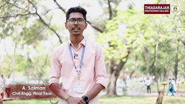 Admissions open for 2023-24 at Thiagarajar Polytechnic College.