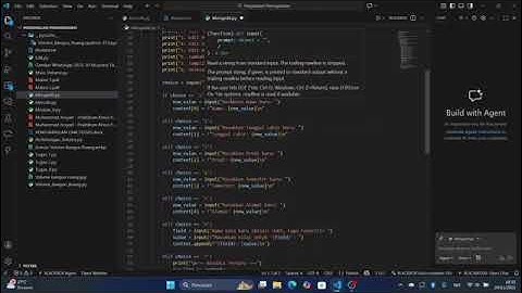 Cara Membuat Program Input dan Edit Data di Python