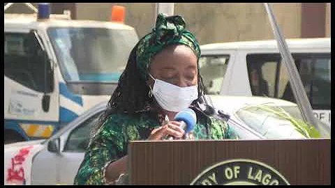LAGOS FIRST LADY DR IBIJOKE SANWO-OLU PLANT TREES AT ONIKAN ISOLATION CENTRE