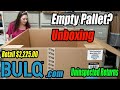 Bulq.com Unboxing - Empty Pallet? What!? - Uninspected Returns - What can I Resell?