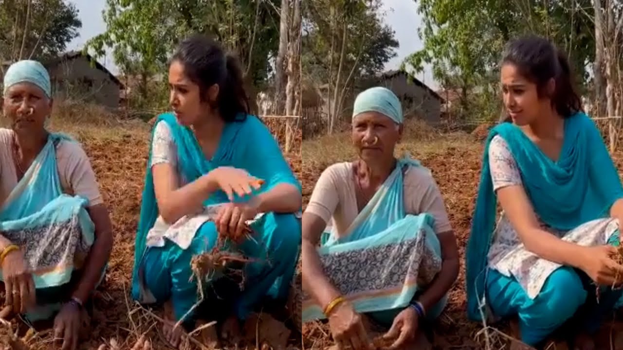 BIGG BOSS4  DIVI ENJOYING WITH FARMERS | ACTOR DIVI | TOLLYWOOD NAGAR | LATEST VIDEO