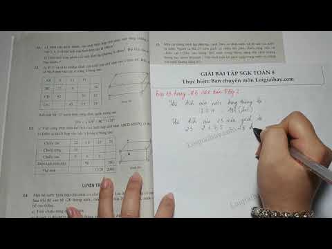 Video Giải bài 15 trang 105 SGK toán 8 tập 2 - youtube
