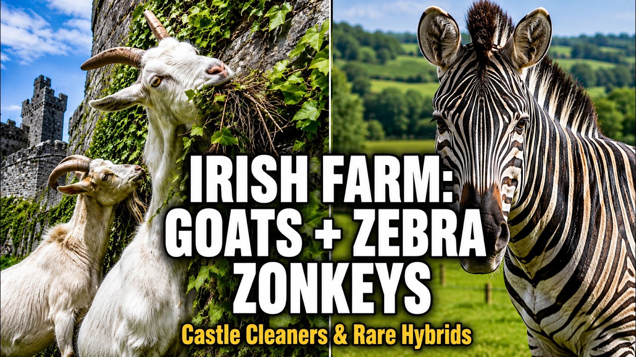 Meet the Irish Farm Where Goats Clean a 15th-Century Castle & a Zebra Breeds Zonkeys