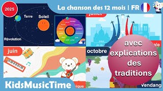apprendre les 12 mois en fran ais chanson avec explications
