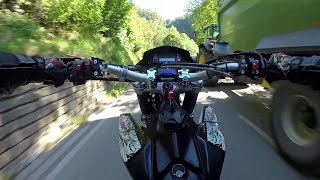 Aprilia SXV550 full Silmoto exhaust [engine sound]