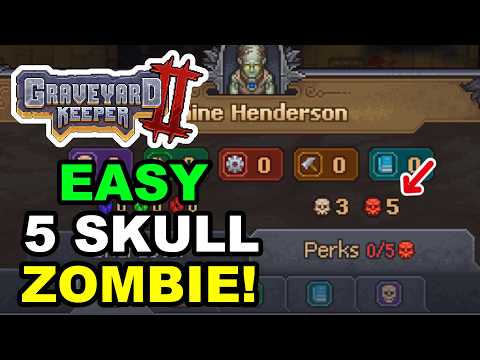 Top Tips How to Create 5 RED SKULL ZOMBIES! (Make Them Work) | Graveyard Keeper 2