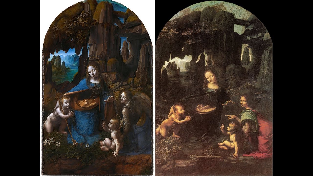 Analisi dell'opera: La vergine delle rocce di Leonardo da Vinci (tutte