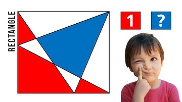 Area of Shaded Region in a Rectangle? #geometry