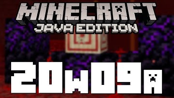 Minecraft 1.16 News – 20w09a: Targets & Crying Obsidian!