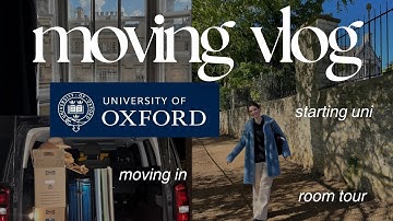 MOVING TO OXFORD UNIVERSITY VLOG 🍂 | starting uni, unpacking & room tour