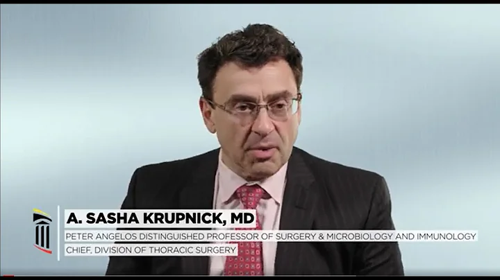 Thoracic Surgery with Dr. Krupnick, Chief of UM Division of Thoracic Surgery