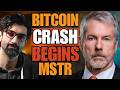 MSTR &amp; BITCOIN APRIL CRASH BEGINS! - When You See RED, I See GREEN!