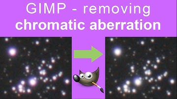 Removing chromatic aberration in GIMP