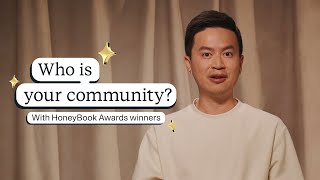 What community means to our HoneyBook Award winners