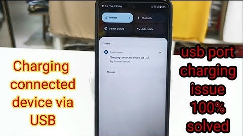 Charging connected device via USB #100% solved [hindi]