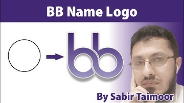 Professional Letter BB Logo In CorelDRAW | Sabir Taimoor