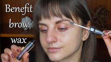 NEW Benefit fluff up brow wax review