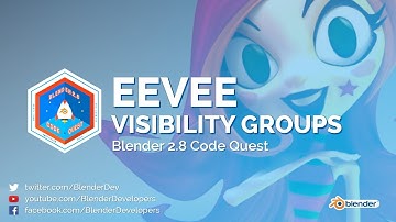 Light Probe Visibility Group in EEVEE - Blender 2.8 Code Quest