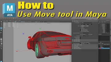 Move tool Settings in Maya.