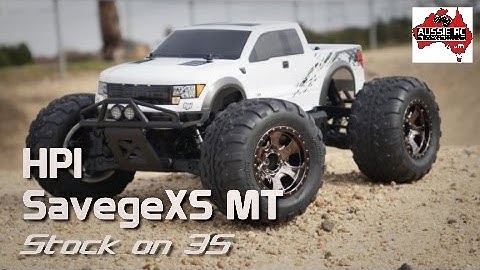 HPI SavageXS Running Video on 3S - Stock