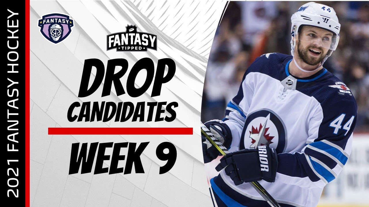 2021-22 Fantasy Hockey - Week 9 Players to Drop - Fantasy Hockey Advice