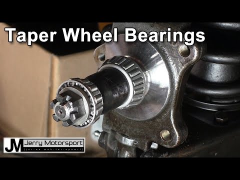 Upgrading to taper roller wheel bearings on front axle of the 1275 MG Midget