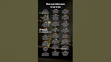 What each initial wants to tell you #initials #initial #foryou #fyp #shorts