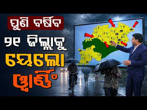 Odisha Weather Alert: Low Pressure System On August 13, Yellow Warning For 21 Districts | Argus News