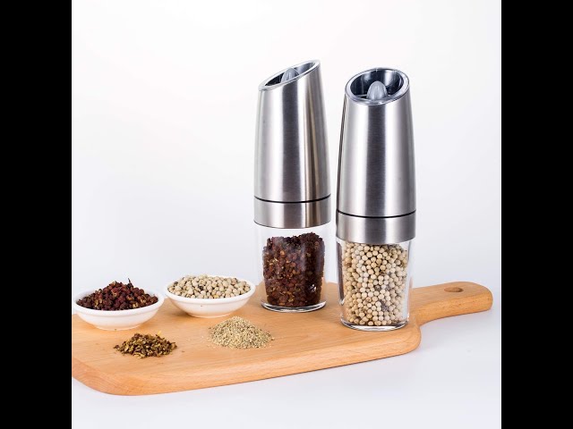 Gravity Electric Salt and Pepper Grinders - You Need this Kitchen Tech! 