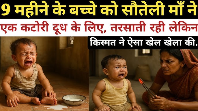 सौतेली मां ने छोटे बच्चे को एक कटोरी दूध के लिए मरते छोड़ा लेकिन, फिर जो  हुआ | Heart touching story