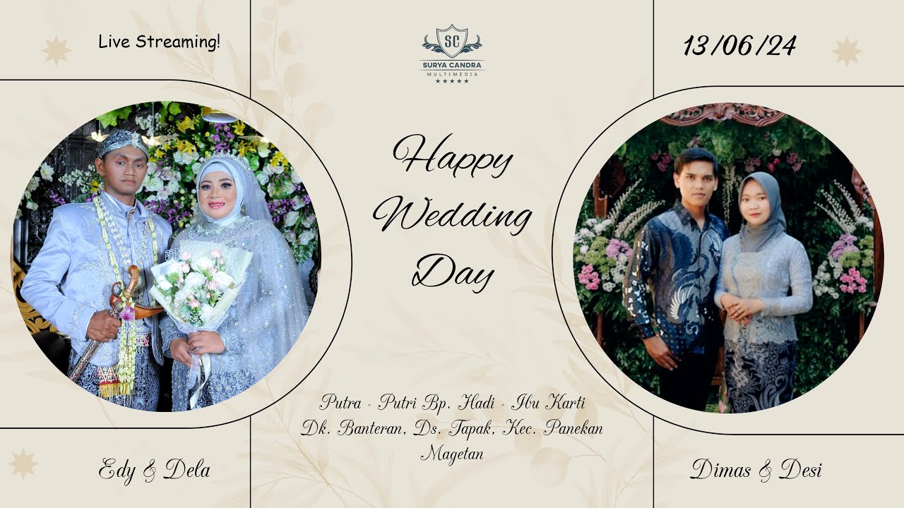 01 Live! Wedding Desi & Dimas - 13 Juni 2024 - Banteran Tapak Panekan Magetan - Poernama Musik