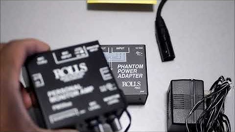 Rolls PB23 Mic Phantom Power Adapter Introduction