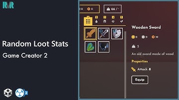 Game Creator 2 - Random Loot Stats