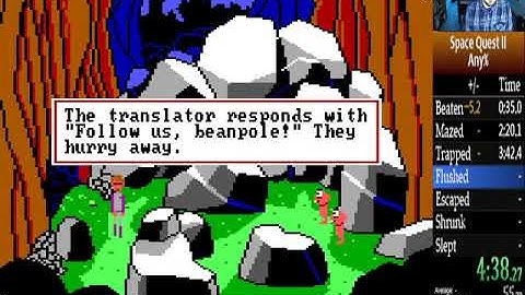 Space Quest II Any% No Cheat Speedrun (12:40)