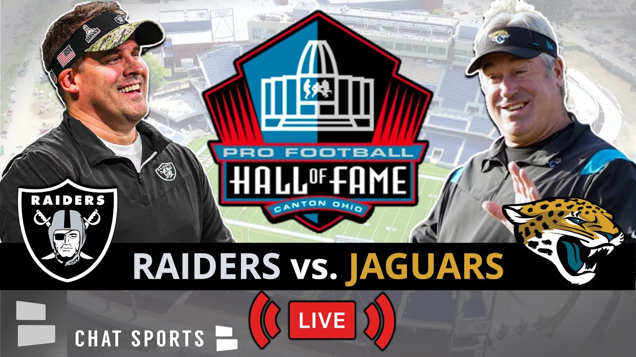 Jaguars vs. Raiders live score, updates, highlights from NFL's Hall of ...