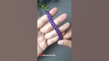 Macrame Bracelet Tutorial #macrame #macramebracelet #macrametutorial