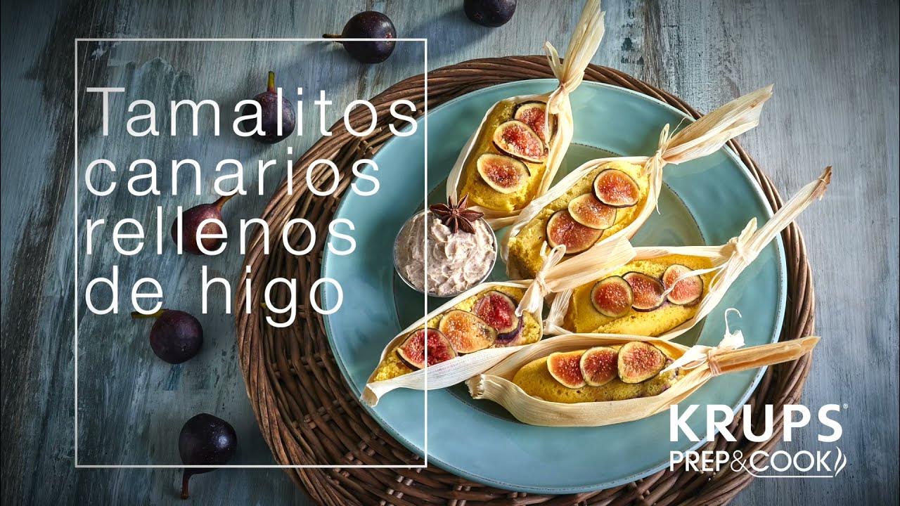 Tamales canarios rellenos de higo con Prep&Cook YouTube