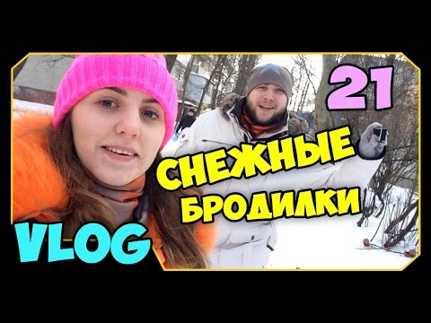 Видео: ч.21 (VLOG) Прогулки с Миникотиком - Снежные Бродилки 2014
