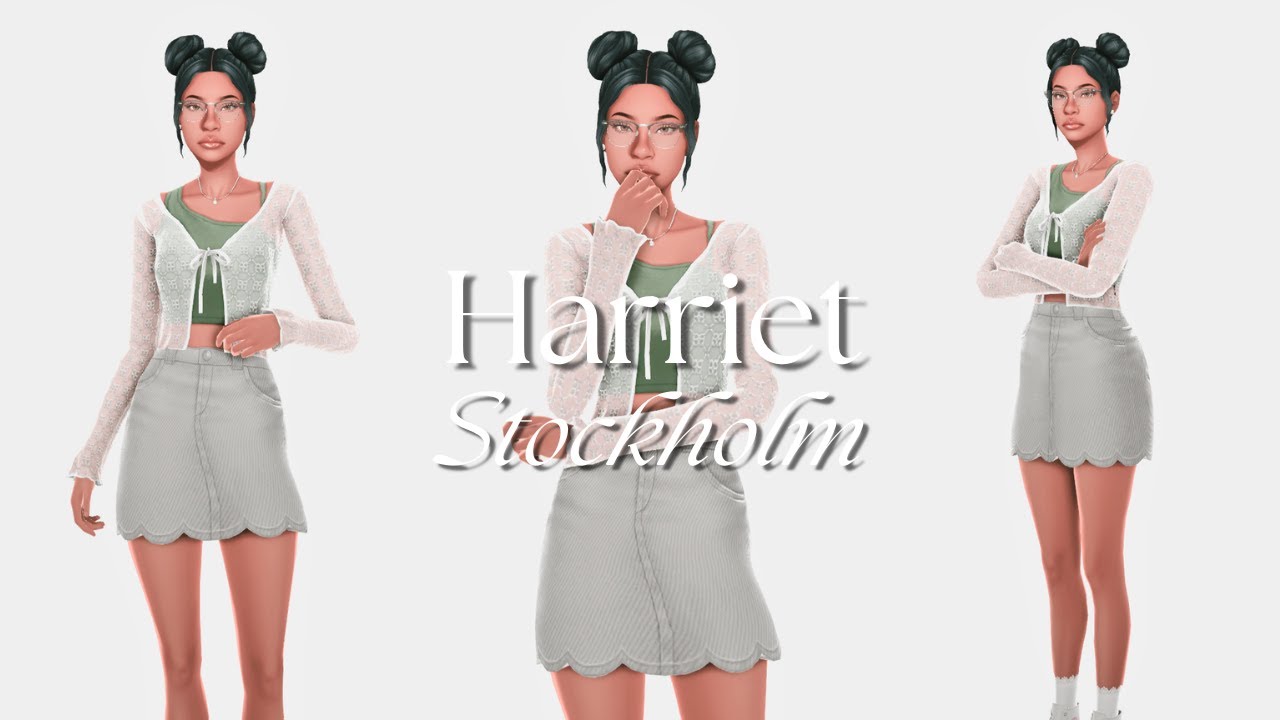 Harriet Stockholm | The Sims 4 create a sim ♡