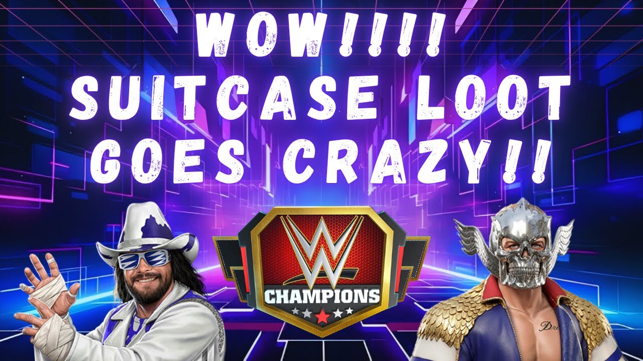 Suitcase Loot is CRAZY-Best Pulls Ever-WWE Champions - YouTube