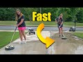 Pressure Washing Concrete Driveways