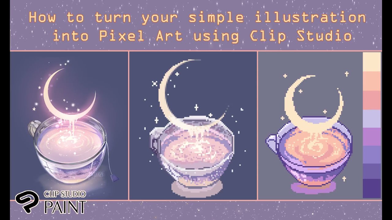 How to create a beautiful Pixel Art environment in Clip Studio Paint