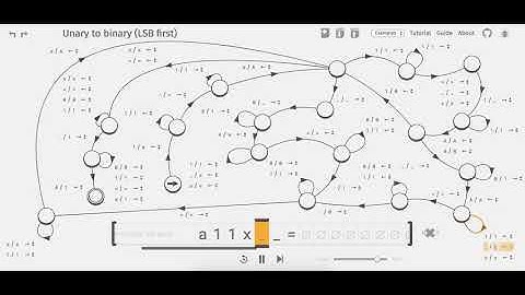 Unary to Binary Turing Machine