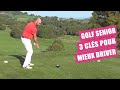 Cours de golf senior  3 cls pour mieux driver