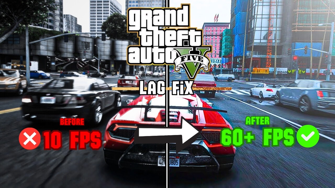*GTA 5 lag fix for low end pc | Play GTA 5 at 60 FPS Without a Graphics ...