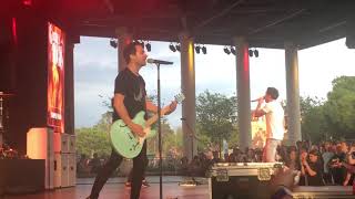 Simple Plan perform "Shut Up!" at the American Gardens Theater