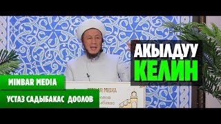 Садыбакас ажы Доолов АКЫЛДУУ КЕЛИН